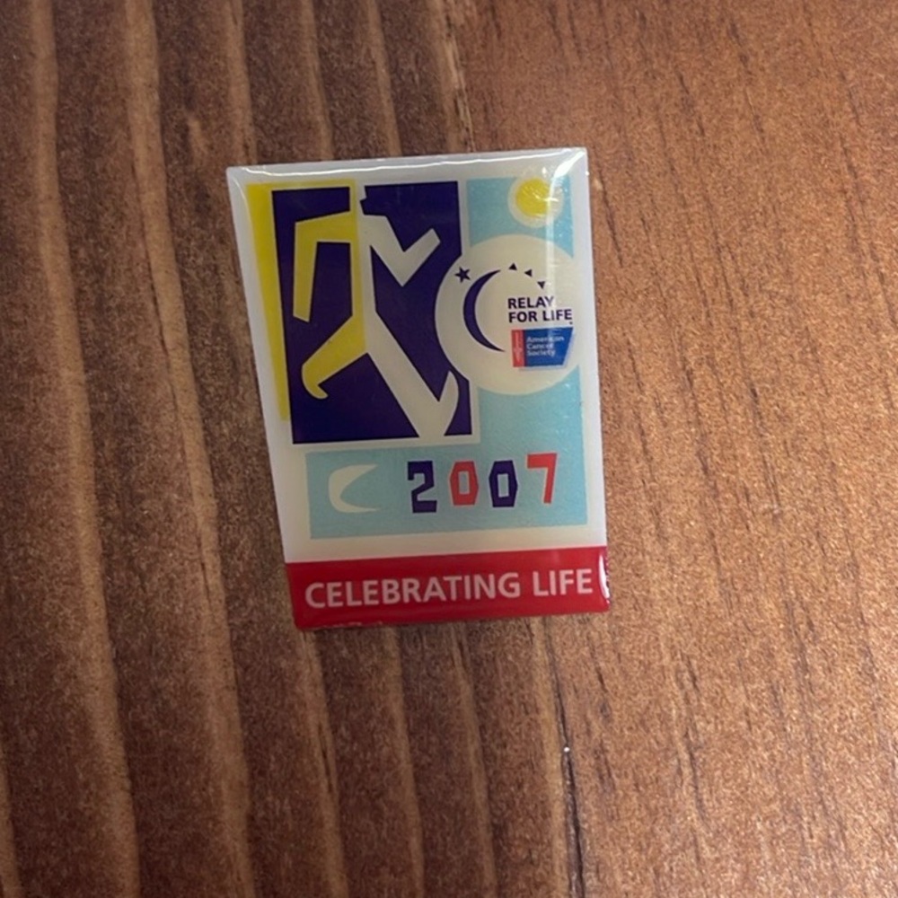 2007 Relay For Life Celebrating Life American Cancer Society Lapel Pin